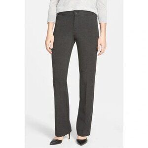 NYDJ Gray Knit Michelle Stretchy Ponte Trouser Dress Pants